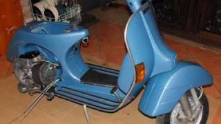 Restauro Vespa P200E 1981 [upl. by Sidnarb95]