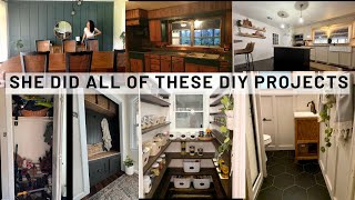 Home Renovation Time Lapse  DIY Home Projects on a Budget [upl. by Yzzo]