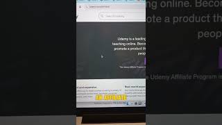How to become a Udemy Affiliate Marketer affiliatemarketing udemyaffiliate zaneleatudemy [upl. by Norward956]