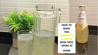 3 Easy Basil Seeds Summer Drinks  Best Summer Drinks For Weight Loss  3 Steps Easy Cooking [upl. by Dahsraf630]