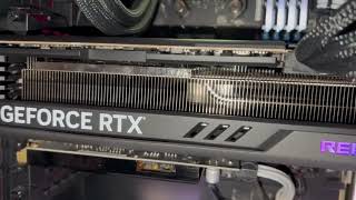 ASUS Strix RTX 4090 coil whine [upl. by Adnarem]