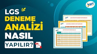 LGS Deneme Analizi Nasıl Yapılır VideoPDF [upl. by Rachaba]