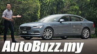 Volvo S90 T8 Inscription Plus PHEV review  AutoBuzzmy [upl. by Thad]