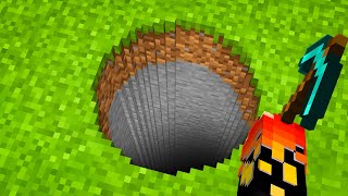 i Found Mysterious Hole In MINECRAFT [upl. by Olympie]