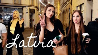 🇱🇻 Riga Latvia Nightlife 2024 EXTREME PARTY 4K Walking Tour  MUST SEE  RIGAS BIRTHDAY [upl. by Dinnage]