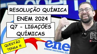 RESOLUÇÃO ENEM 2023  QUÍMICA  Q7 LIGAÇÕES QUÍMICAS [upl. by Langston]