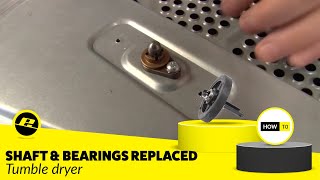 You Can Replace Tumble Dryer Shaft amp Bearings EASILY Yourself [upl. by Rosner]