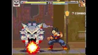 MUGEN PREVIEW SINISTAR VS GOHANZ2 [upl. by Aryc]