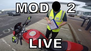 MOD 2 2019  UK Motorbike Test  Live Footage with Commentary 27 [upl. by Merari12]