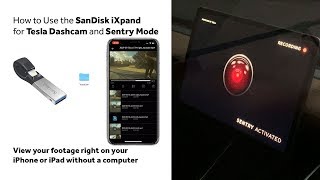 How to Use the SanDisk iXpand as your Tesla Dashcam and Sentry Mode Drive [upl. by Ppilihp]