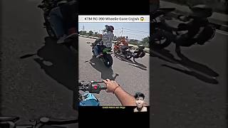 KTM RC 390 wheelie Gone Crashed 😞 bikecrash roadrage bikerider motovlog [upl. by Hallerson623]