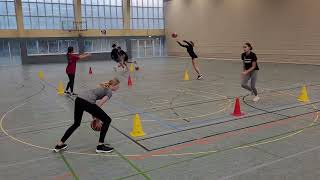 Allgemeines Wurftraining mit Basketbällen [upl. by Nesila]