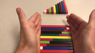 Addition amp subtraction using cuisenaire rods [upl. by Ruosnam]