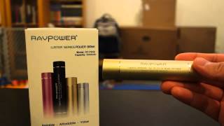 RAVPower Luster RPPB08 3000mAh Battery Pack Review [upl. by Atirres]