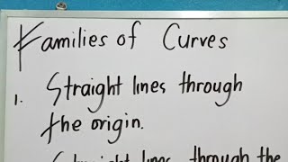 Differential Equations Families Of Curves Part 1 [upl. by Llemij]