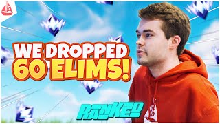 We Dropped 60 ELIMS in Fortnite Reload RANKED [upl. by Dippold]