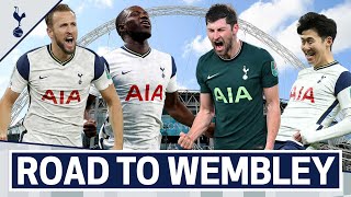 ROAD TO WEMBLEY  Spurs journey to the Carabao Cup final [upl. by Ahsienauq]