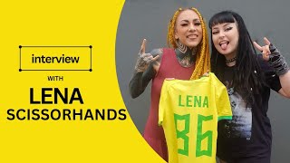 ENTREVISTA com LENA SCISSORHANDS  INFECTED RAIN [upl. by Alissa]