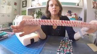 How to sew a pen pocket organizer for your journal or planner [upl. by Vanthe]