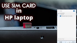 How to Use Sim card in HP Laptop Elitebook 850 G6  How to Use Sim card in any Laptop [upl. by Bush]