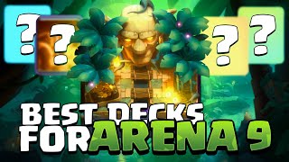 TOP 5 BEST DECKS To NEVER LOSE IN ARENA 9  Clash Royale 2024 [upl. by Renault]