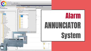 Alarm Annunciator system  SIEMENS LOGO Application example [upl. by Wilcox]