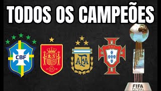 Todos os CAMPEÕES da Copa do Mundo de Futsal 19892024 [upl. by Ondine966]