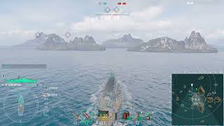 World of Warships  Schlieffen in 2vs2 Brawl  163394 damage  Schlieffen and StVincent [upl. by Orson]