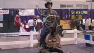 Jesse Howell Does a Roping Demo on the Equicizer [upl. by Stricklan]