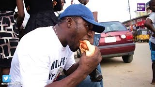 How To Eat Nigerias Special Burger [upl. by Konstantine]