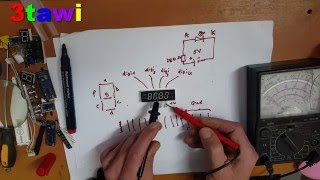 4 digit 7 segment Pin Details [upl. by Durr]