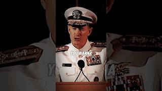 Most Inspiring Speech to NEVER BACK DOWN  Admiral McRavens mindset shorts [upl. by Eniamat]