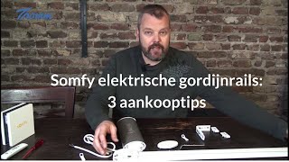 3 aankooptips voor Somfy elektrische gordijnrails [upl. by Nomzzaj]