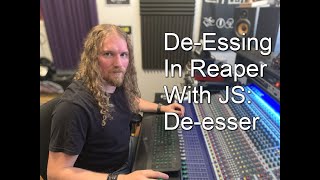 DeEssing In Reaper With JS DeEsser [upl. by Nirol]