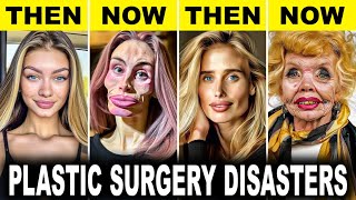 50 Celebrity Plastic Surgery Disasters You Would NEVER Recognize Today [upl. by Bilicki]