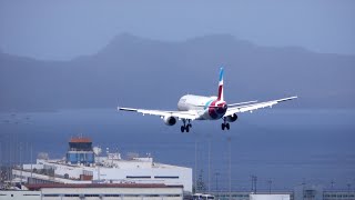 Eurowings Landing At Madeira Airport From Dusseldorf [upl. by Orian]