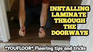 Installing Laminate Through The Doorways [upl. by Thomas]