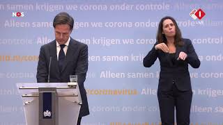 TERUGKIJKEN Persconferentie over de coronamaatregelen [upl. by Xenophon]