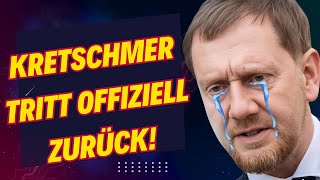 Neuwahlen Kretschmer hat offiziell seinen Rücktritt erklärt [upl. by Bittner]