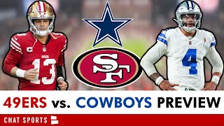 49ers vs Cowboys Preview Major Injury News Analysis Keys To The Game Prediction  NFL Week 8 [upl. by Clance]