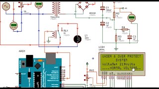 OVER AND UNDER Voltage Protection using Arduino [upl. by Nawd]