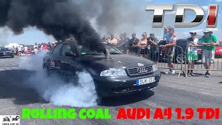 Audi A4 19 TDI vs Fiat Bravo 20i drag race 14 mile 🚦🚗  4K UHD [upl. by Bergmans]