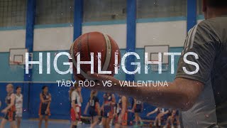 Highlights Täby Röd  VS  Vallentuna [upl. by Gerhan478]