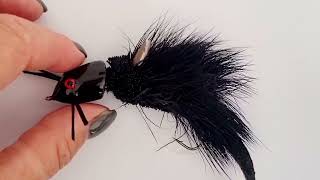 Mouse Rat Zonker Pike Fishing Fly 2  85mm jointed weed guard  1 Units  FISHIN ADDICT [upl. by Asilad581]