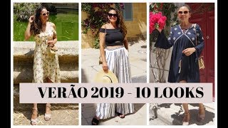 TENDÊNCIAS VERÃO 2019  10 LOOKS PARA USAR JÁ [upl. by Ardekan]