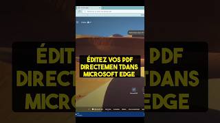 Comment Éditer des Fichiers PDF Gratuitement avec Microsoft Edge [upl. by Asiluj]