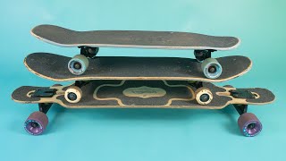 Longboard vs Skateboard vs Cruiser Beginner Breakdown [upl. by Sion]