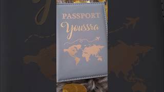 Couverture De Passeport Personnalisés [upl. by Aldwon]