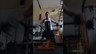 Shoulder workoit at tge gym 9272 workout reels [upl. by Atiekram]