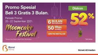 Promo Special Biznet Home Mooncake Festival [upl. by Yrellav]